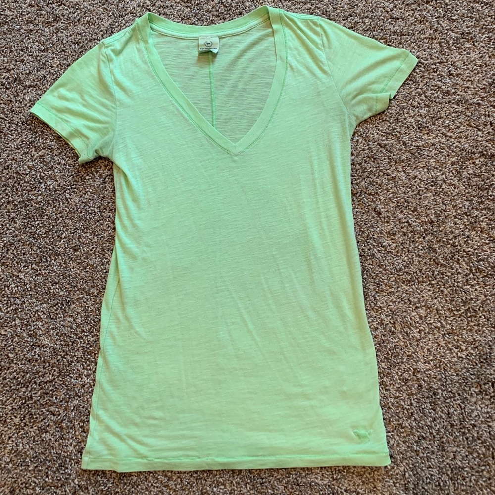Bright Green vneck